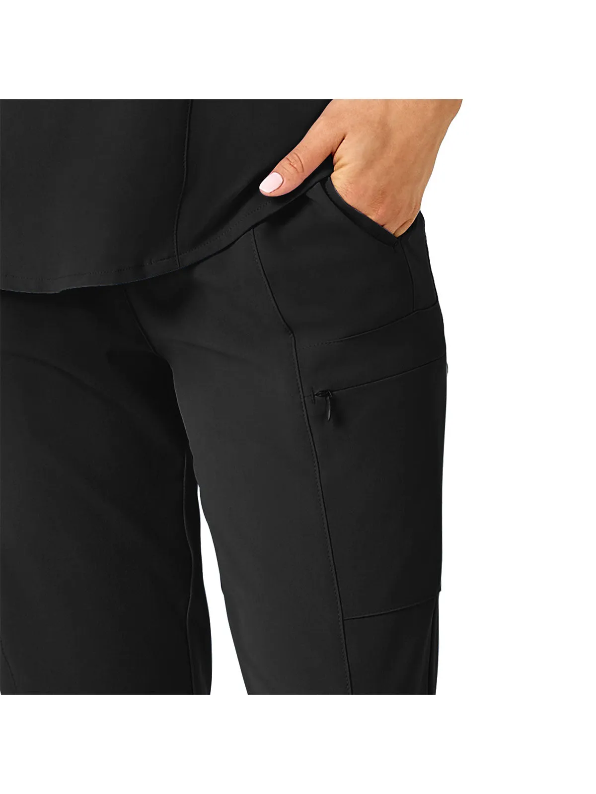Renew - Women's High Waist Slim Leg Scrub Pant