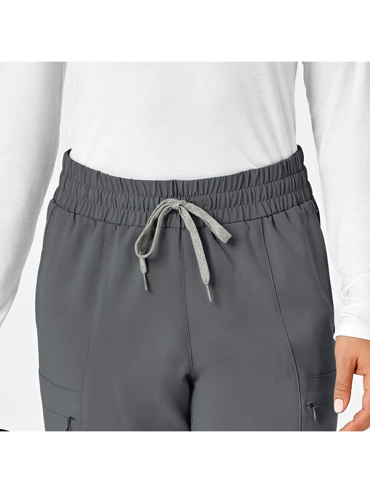 Renew - Women's High Waist Slim Leg Scrub Pant