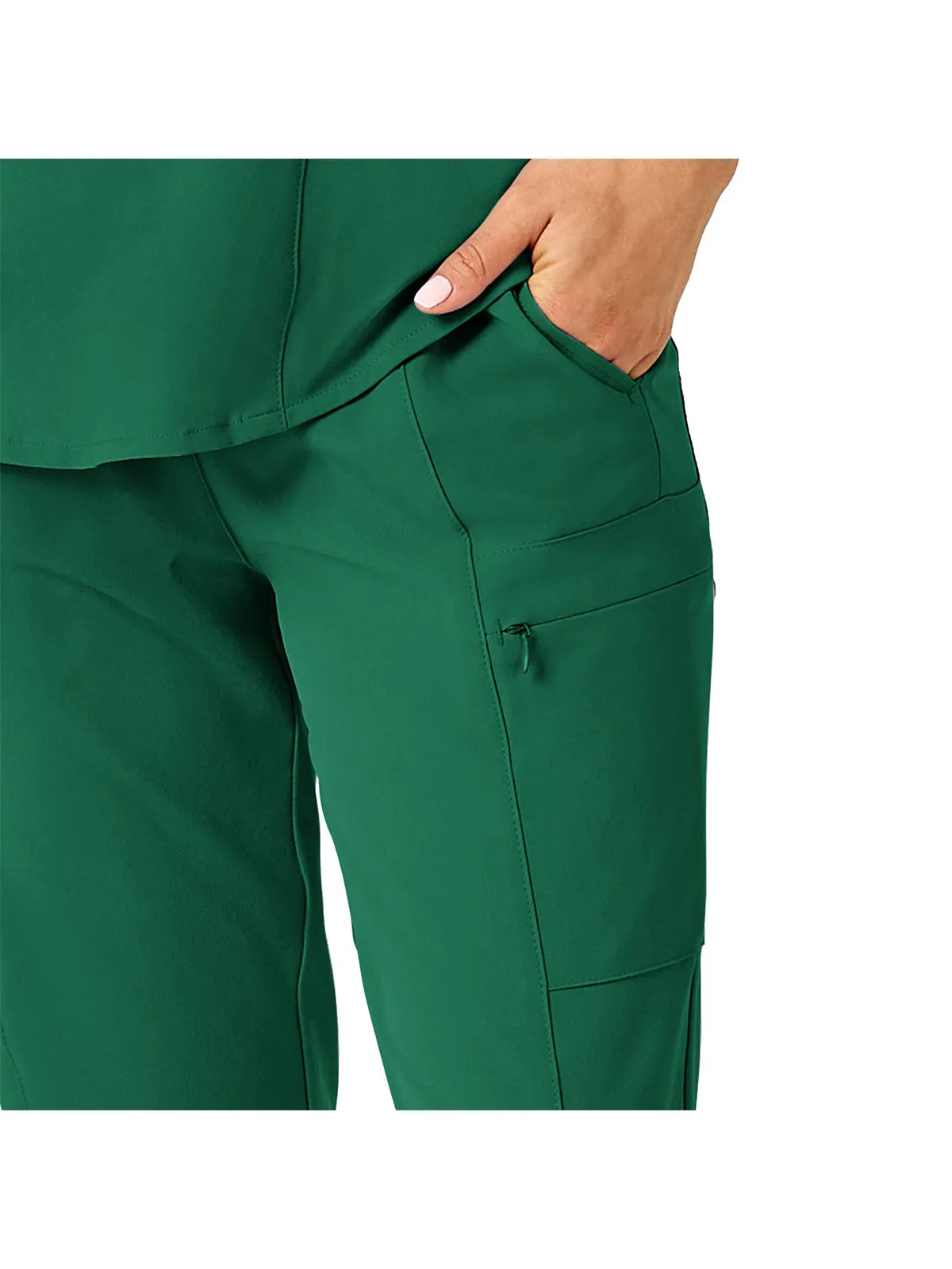 Renew - Women's High Waist Slim Leg Scrub Pant