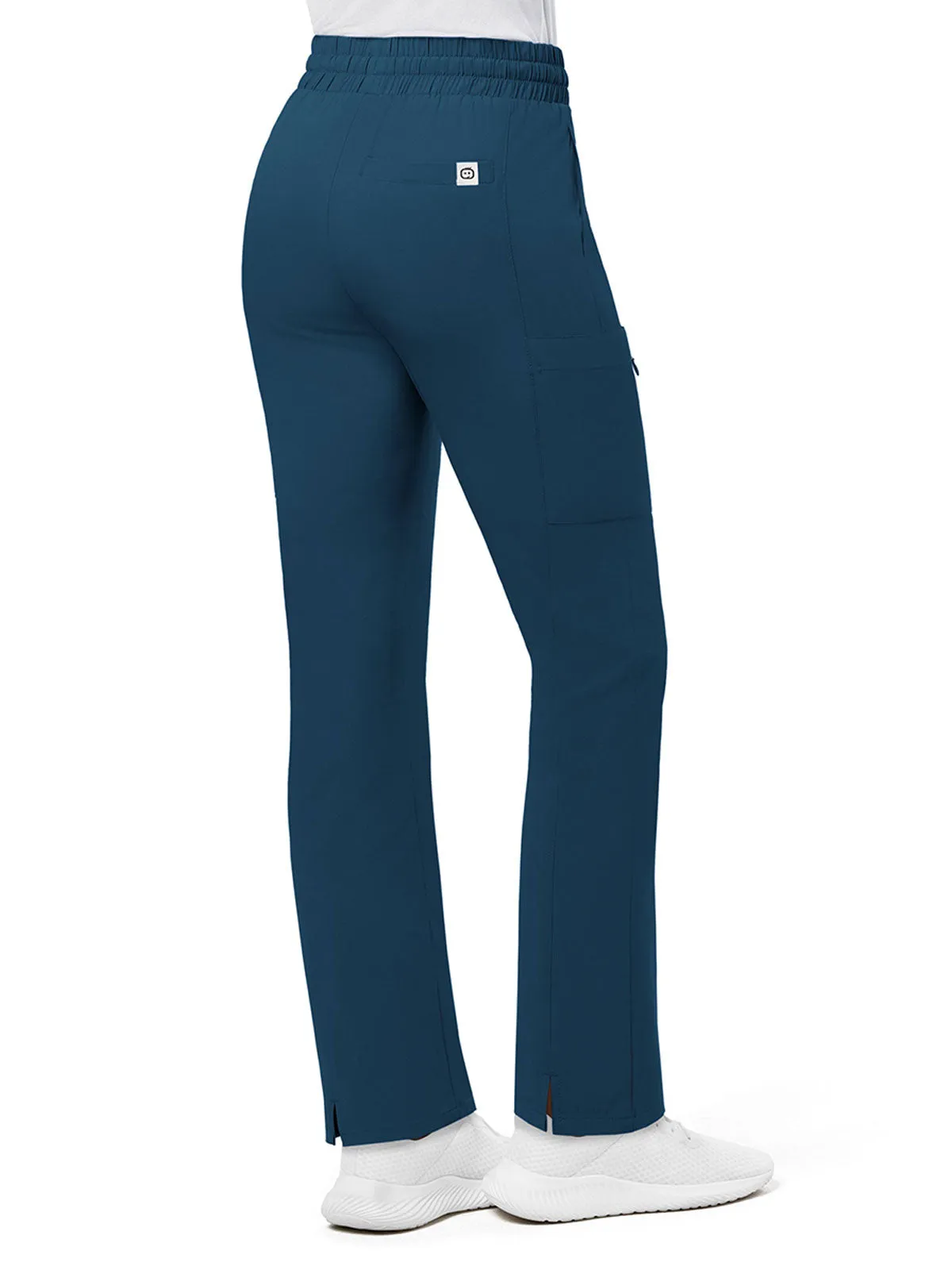 Renew - Women's High Waist Slim Leg Scrub Pant
