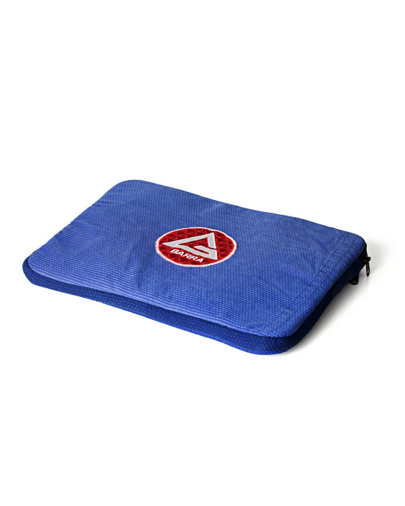 Repurposed Small Laptop Sleeve - Blue