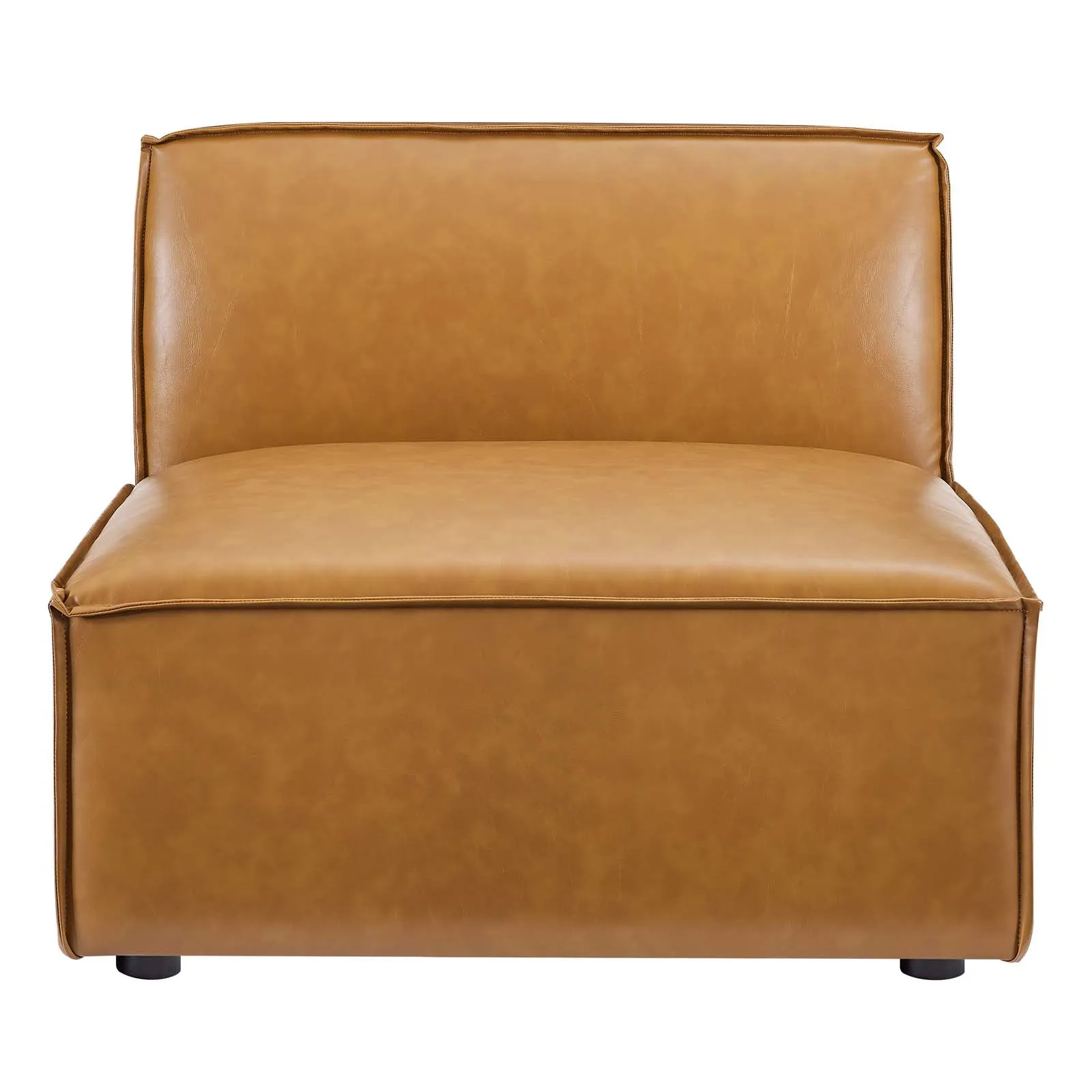 Restore 6-Piece Vegan Leather Sectional Sofa Tan EEI-4713-TAN