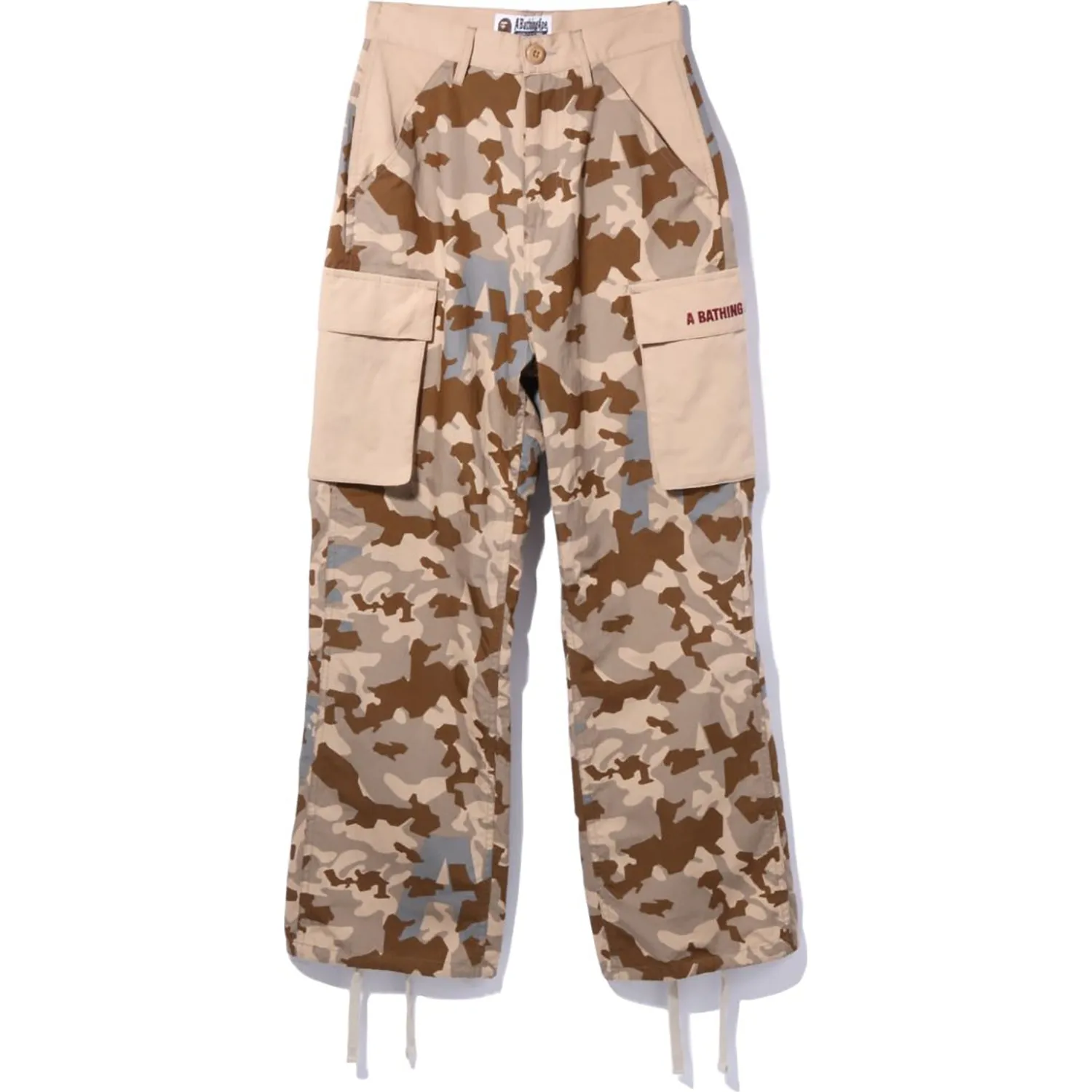 SAND CAMO 6 POCKET HIGH WAIST PANTS LADIES