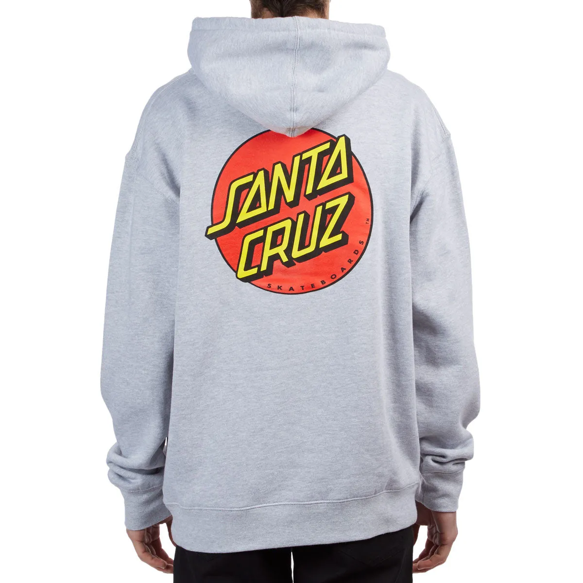 Santa Cruz Classic Dot Hoodie - Grey Heather