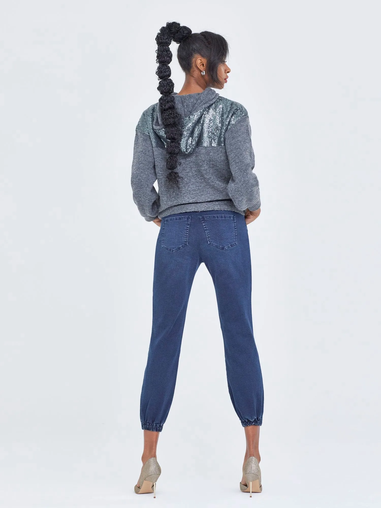 Sequin Hoodie Sweater