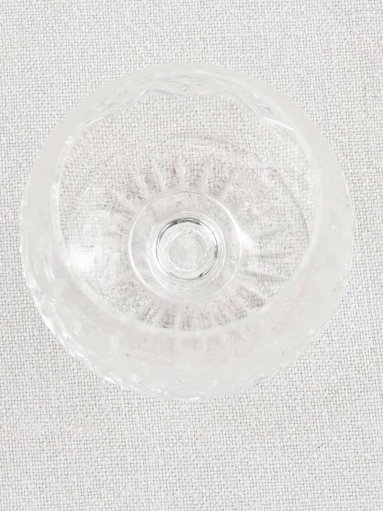 Set of 6 vintage crystal cognac glasses 5½"