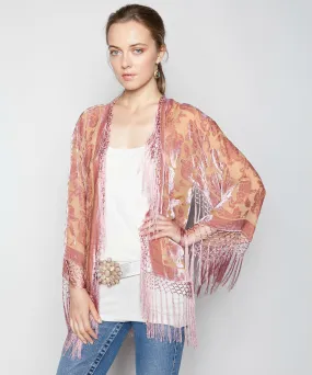 SHE TALKS TO ANGELS VELVET KIMONO