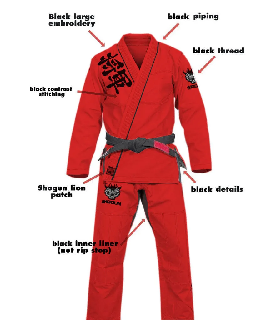 Shogun 'Kanji' Red BJJ Gi