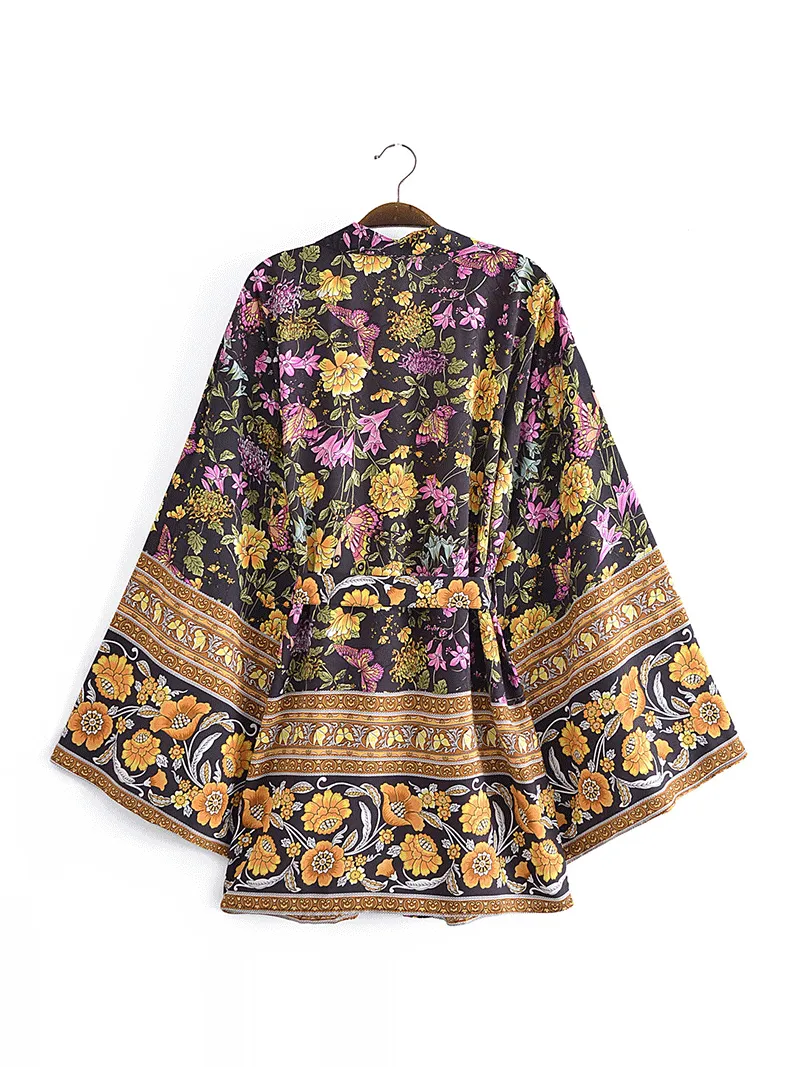 Short Length Gown Robe Kimono Duster Robe