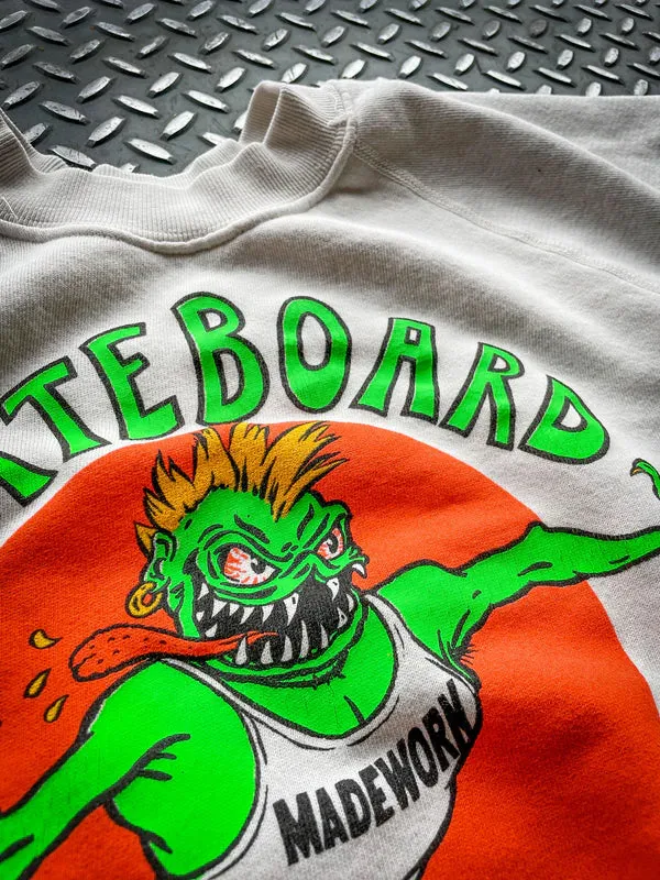 Skateboard Instructor Short Sleeve Sweatshirt
