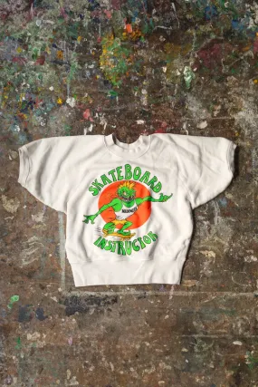 Skateboard Instructor Short Sleeve Sweatshirt