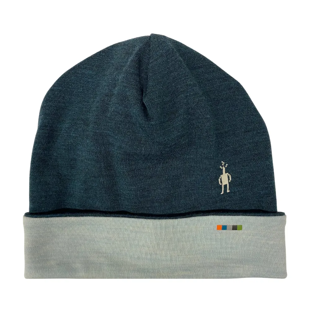 Smartwool Thermal Merino Reversible Twilight Blue Beanie (Unisex)