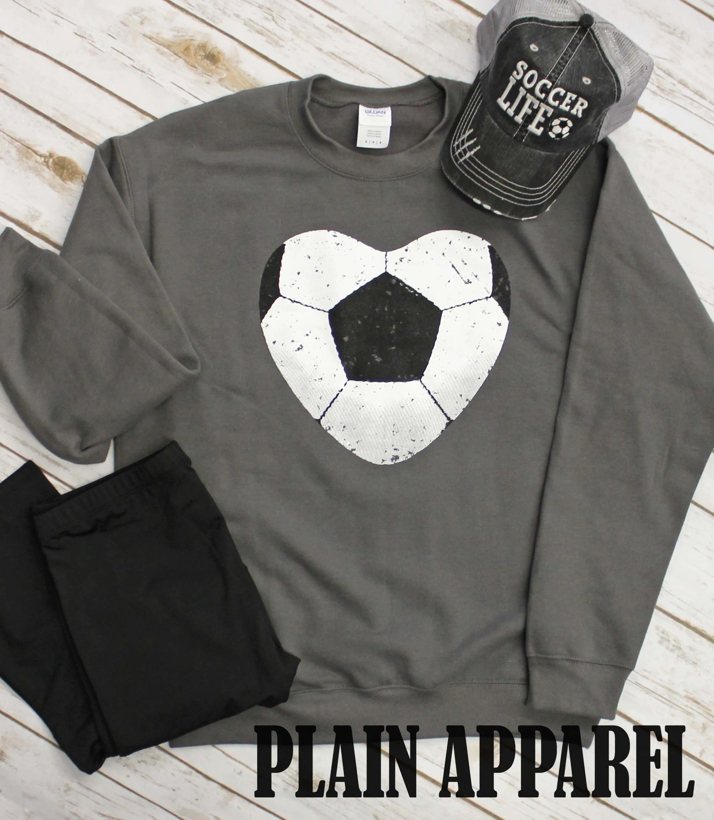 Soccer Heart Sweatshirt