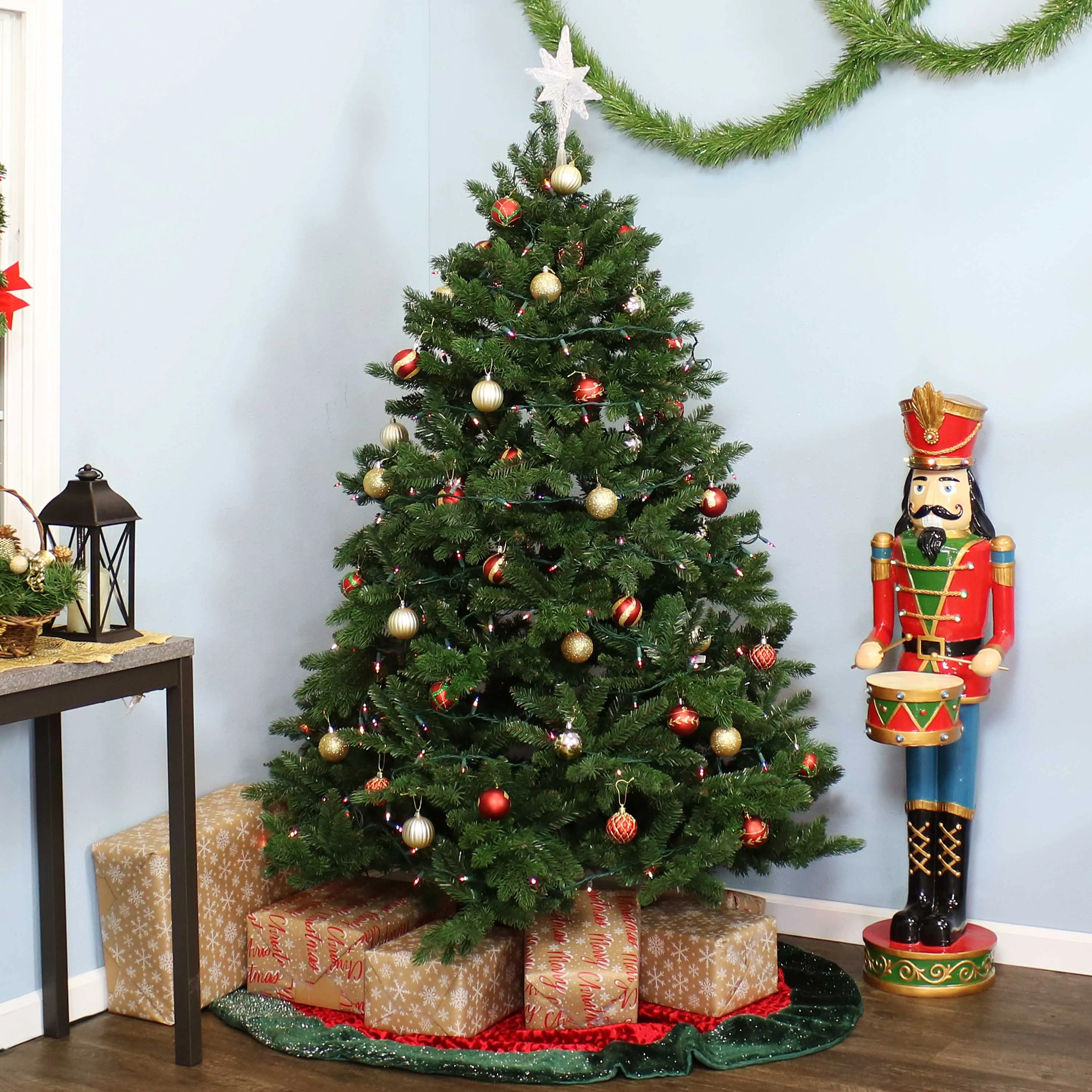 Sunnydaze Majestic Pine Artificial Unlit Christmas Tree - 6'