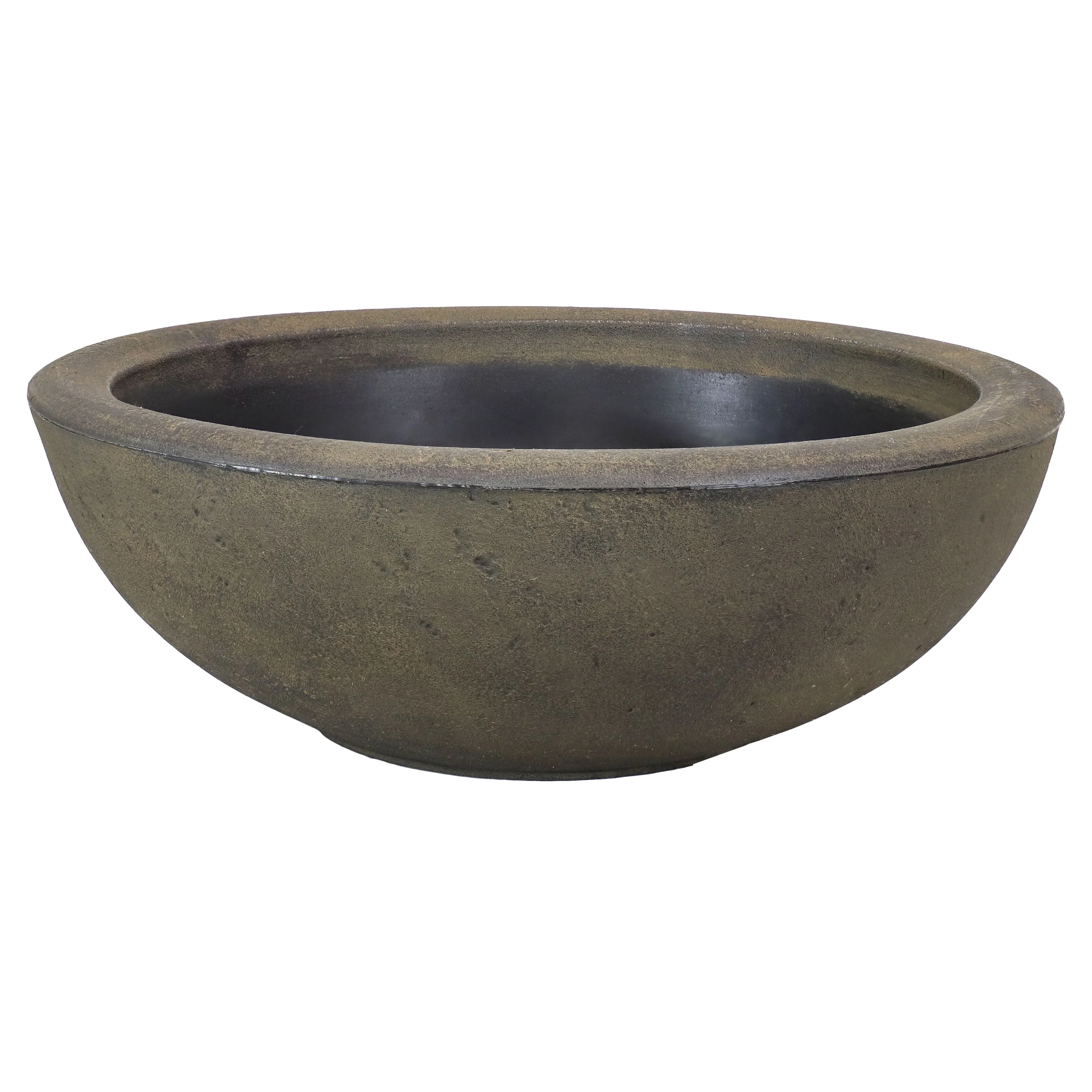 Sunnydaze Percival Polyresin Outdoor Planter Bowl - 20.75"