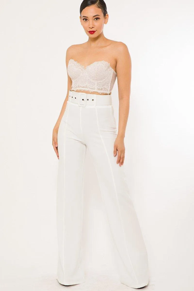Tara Belted High Waist Pants