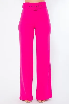 Tara Belted High Waist Pants