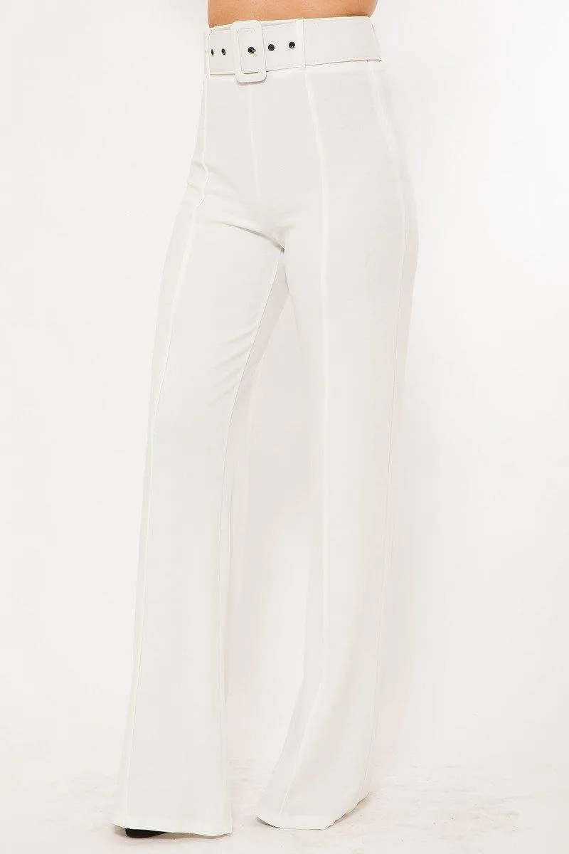Tara Belted High Waist Pants