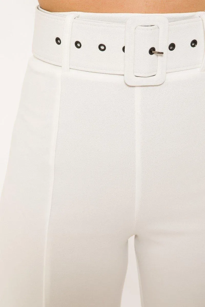 Tara Belted High Waist Pants