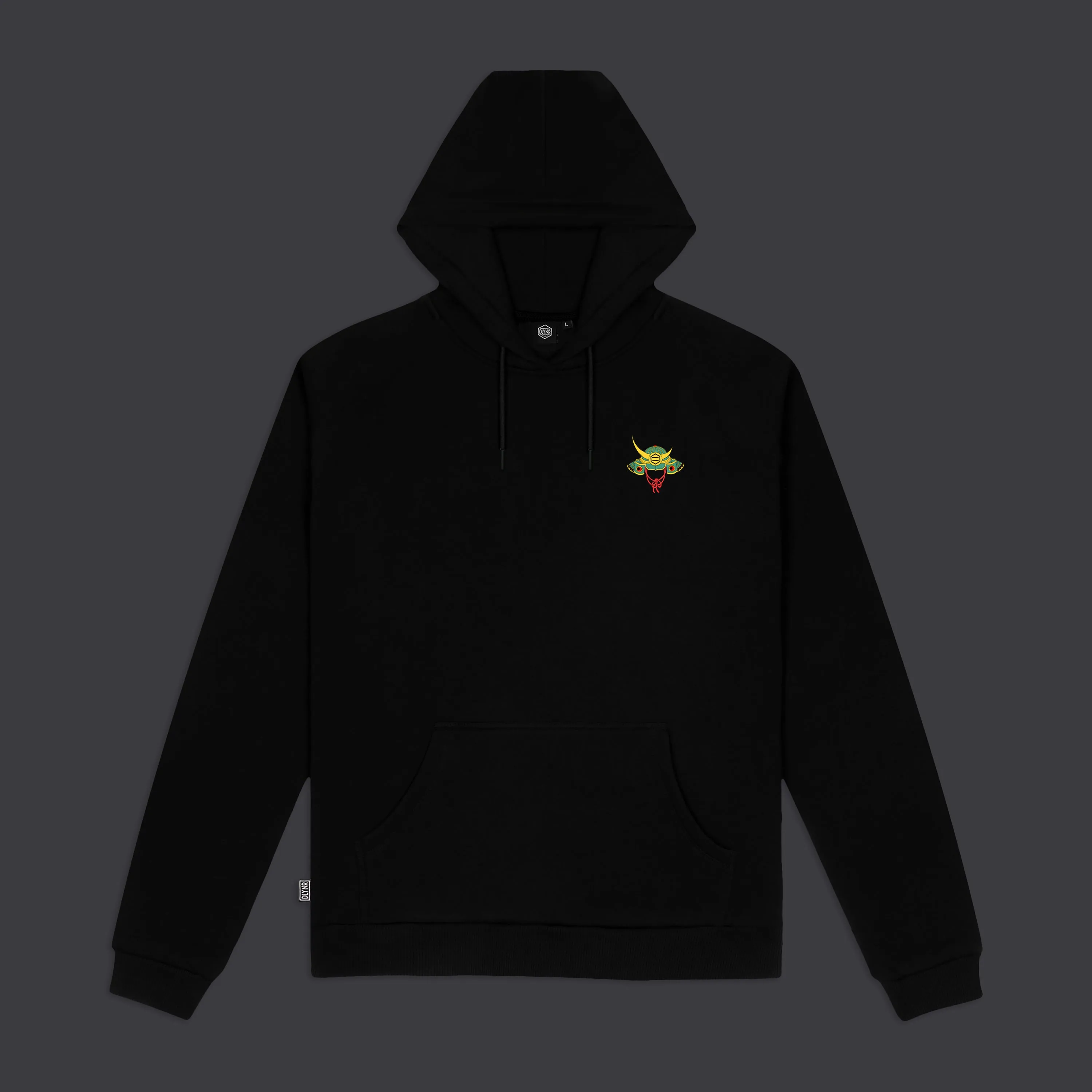 Tiger and Soldier Hoodie Black