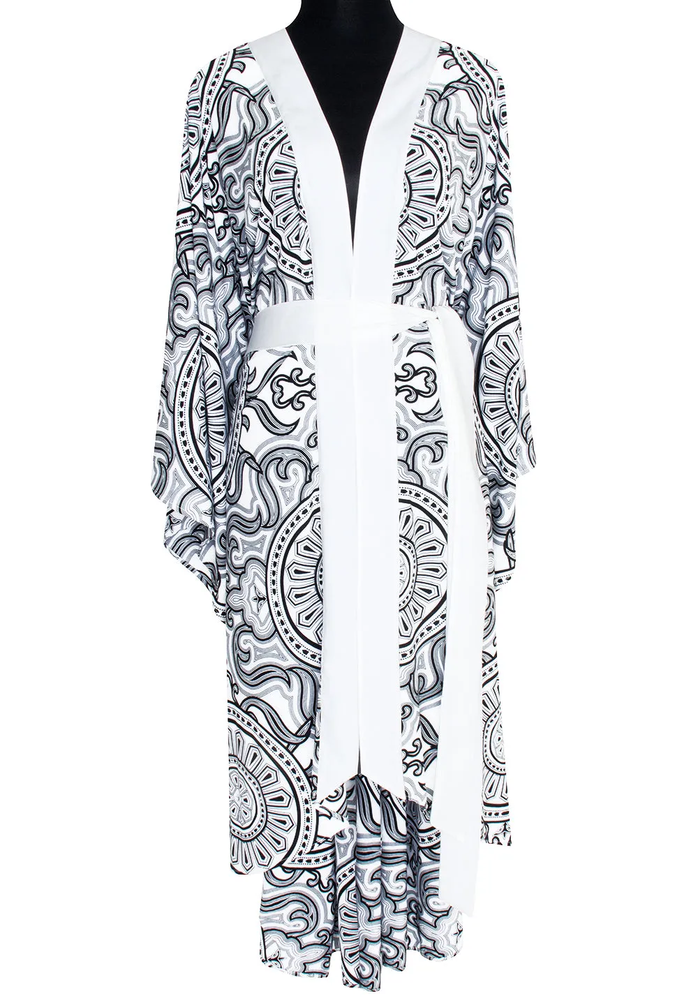 Tribal - Moon Kimono (Off-White)