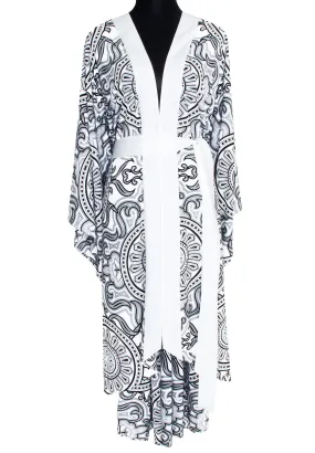 Tribal - Moon Kimono (Off-White)