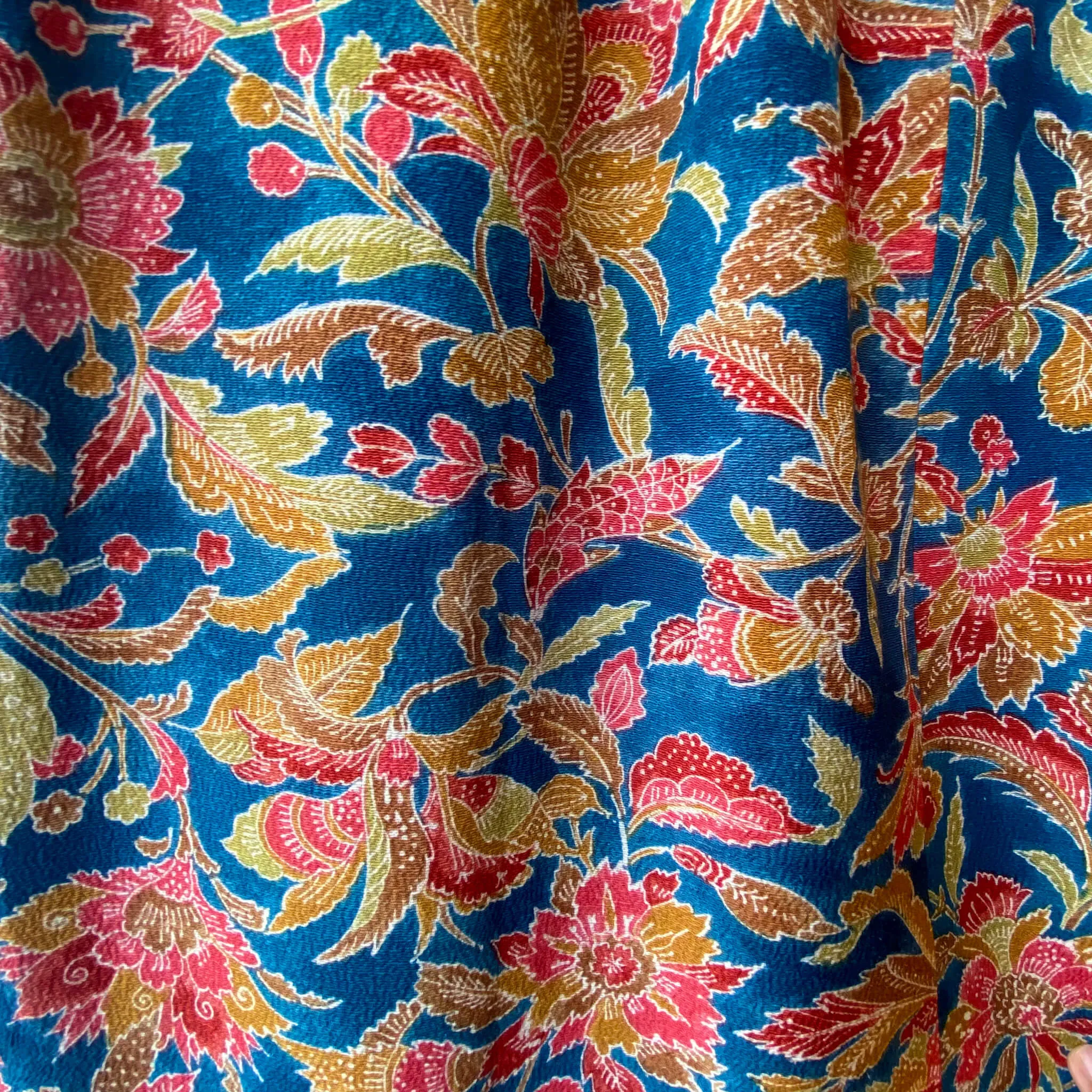 Tsumugi | Vintage Silk Kimono Dress | D10-Blue