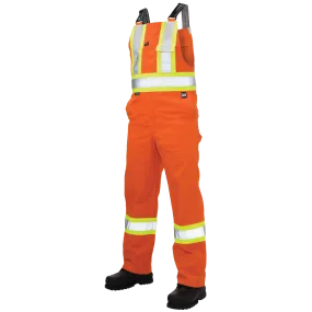Twill Unlined Safety Bib Overall by Tough Duck - Style S769