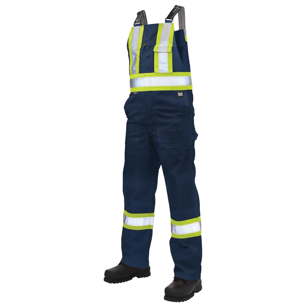 Twill Unlined Safety Bib Overall by Tough Duck - Style S769