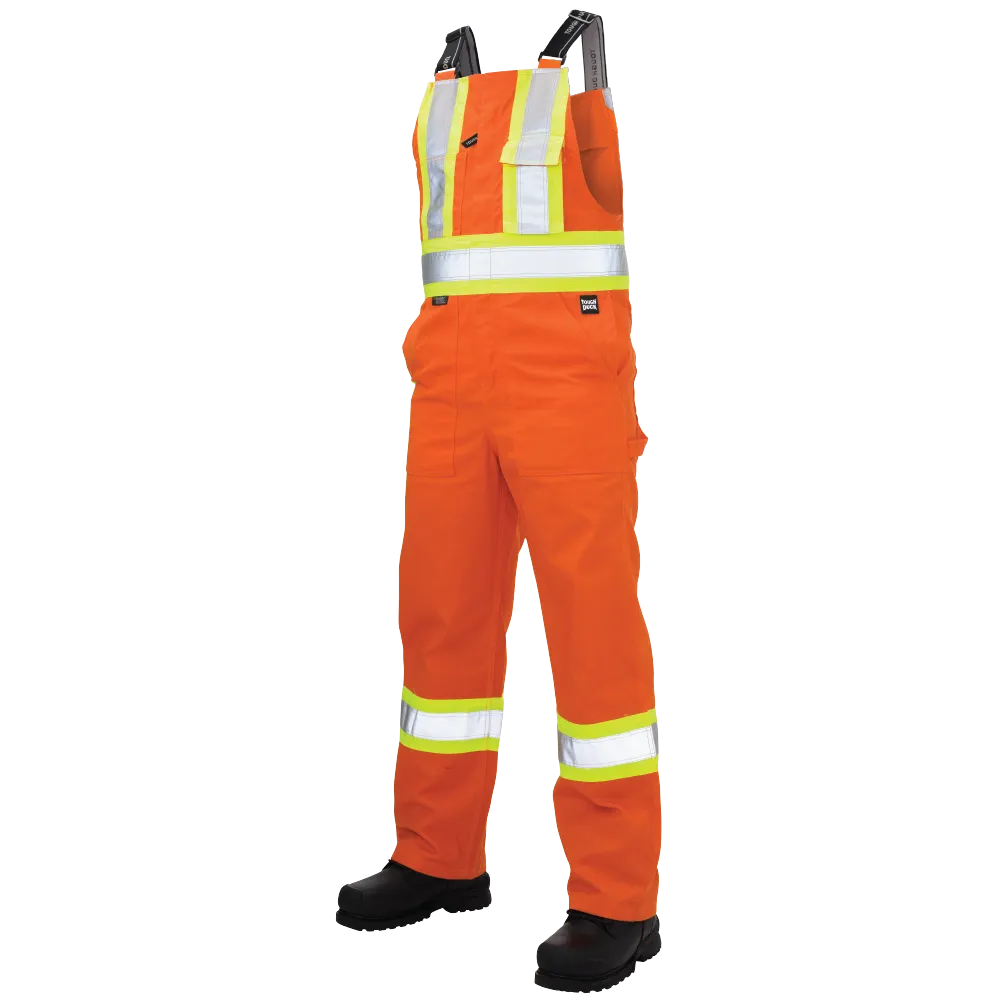 Twill Unlined Safety Bib Overall by Tough Duck - Style S769