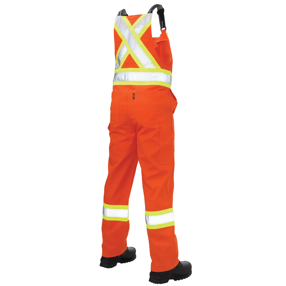 Twill Unlined Safety Bib Overall by Tough Duck - Style S769
