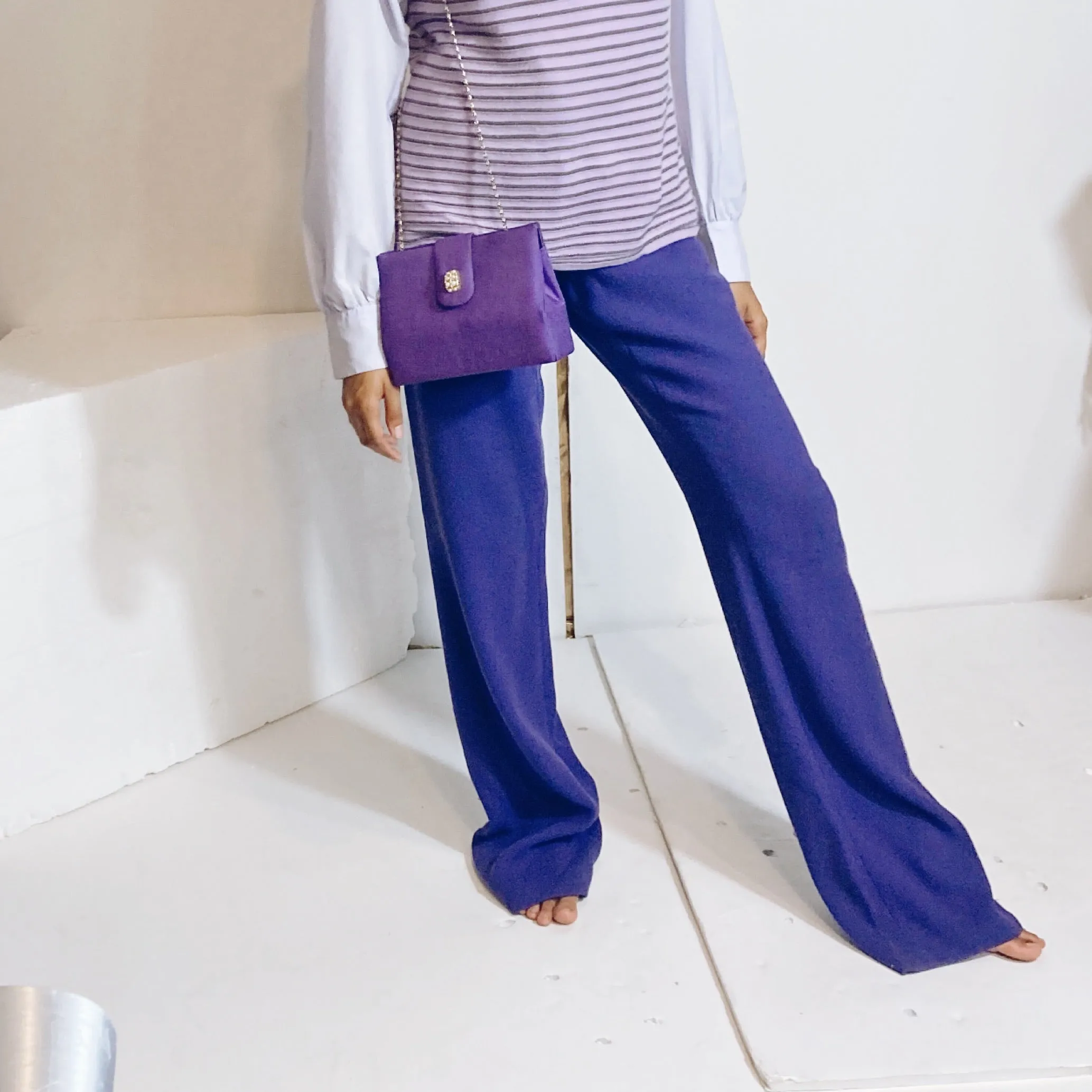 Uffizi Wool Crepe Pants