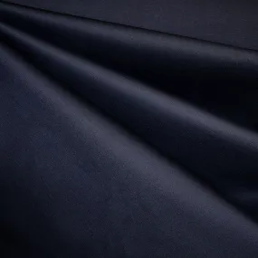 Ultra Fine Stretch Cotton Twill Navy