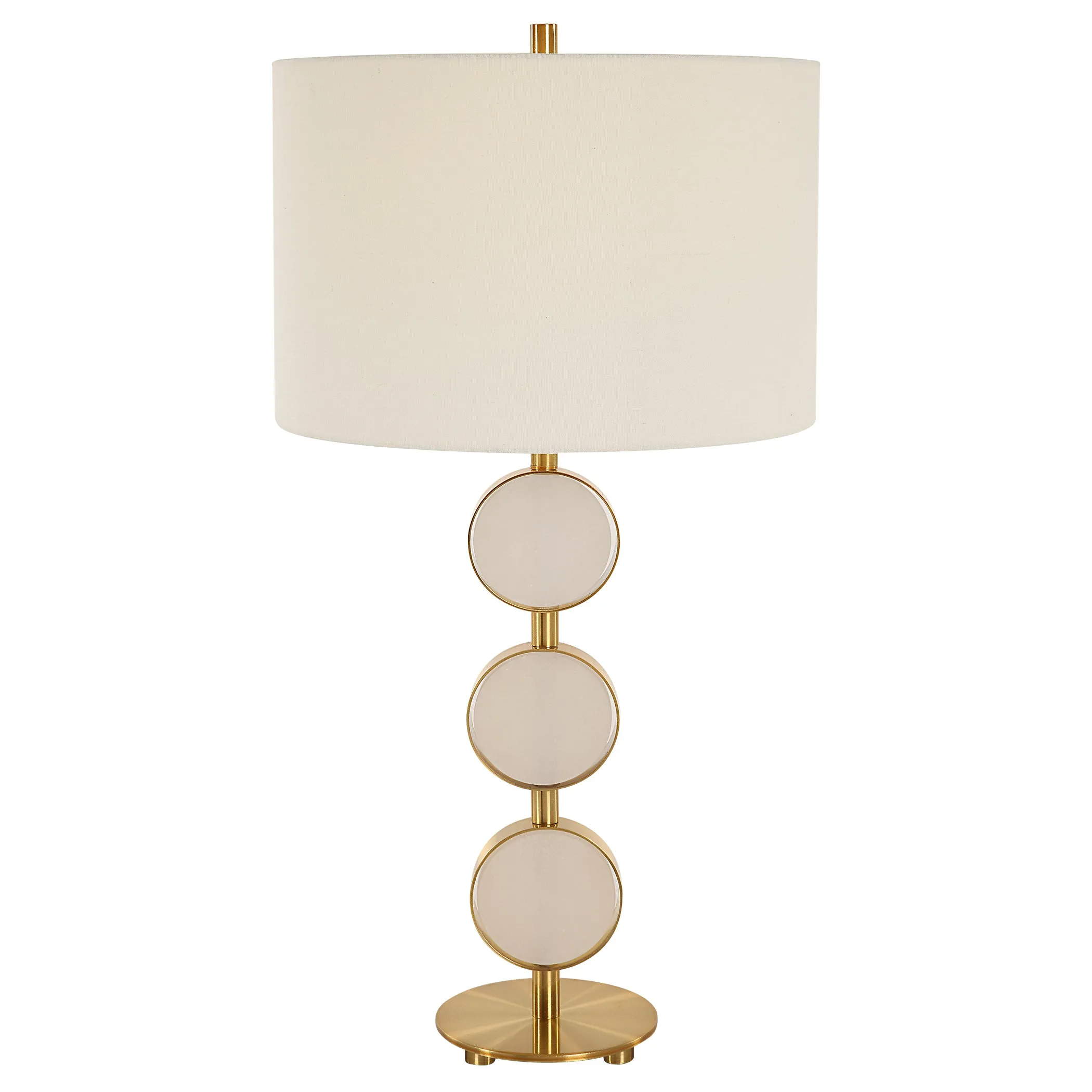 Uttermost Three Rings Contemporary Table Lamp