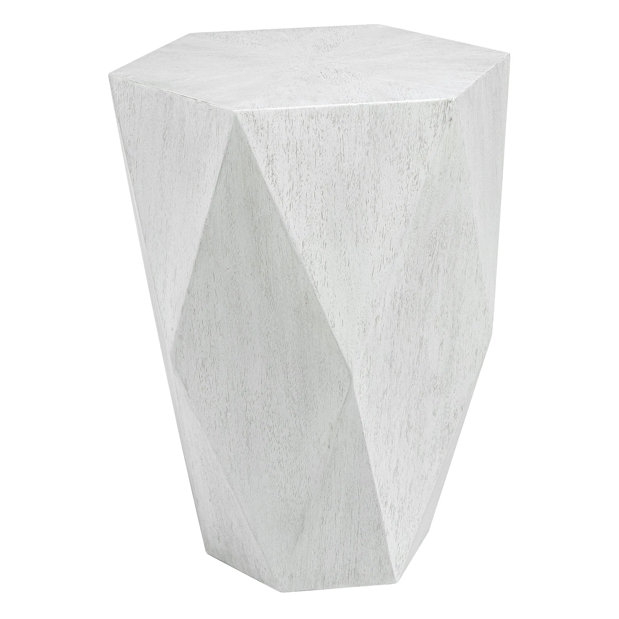 Uttermost Volker White Side Table