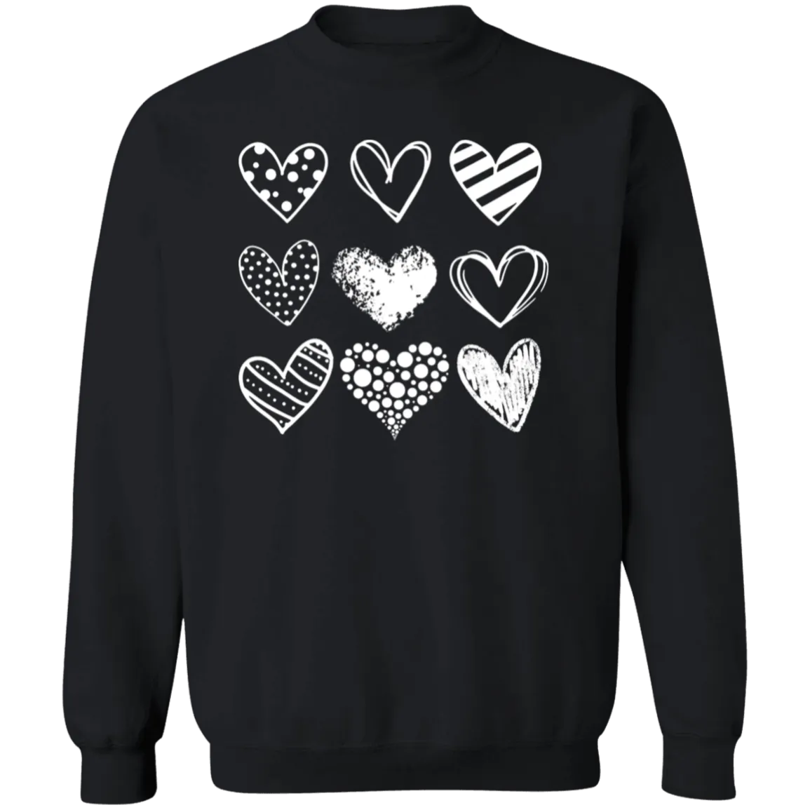 Valentines Hearts Sweatshirt