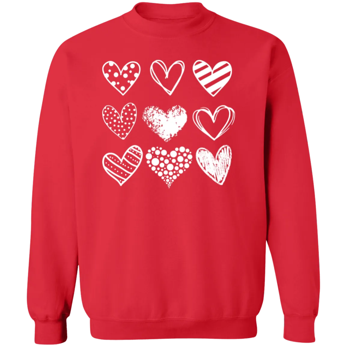 Valentines Hearts Sweatshirt