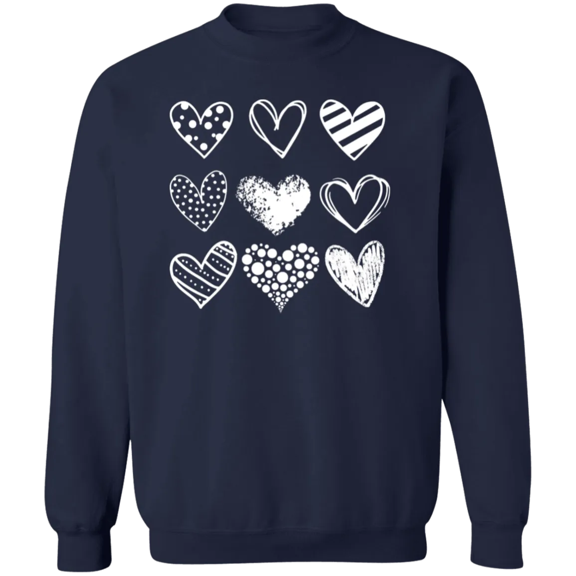 Valentines Hearts Sweatshirt
