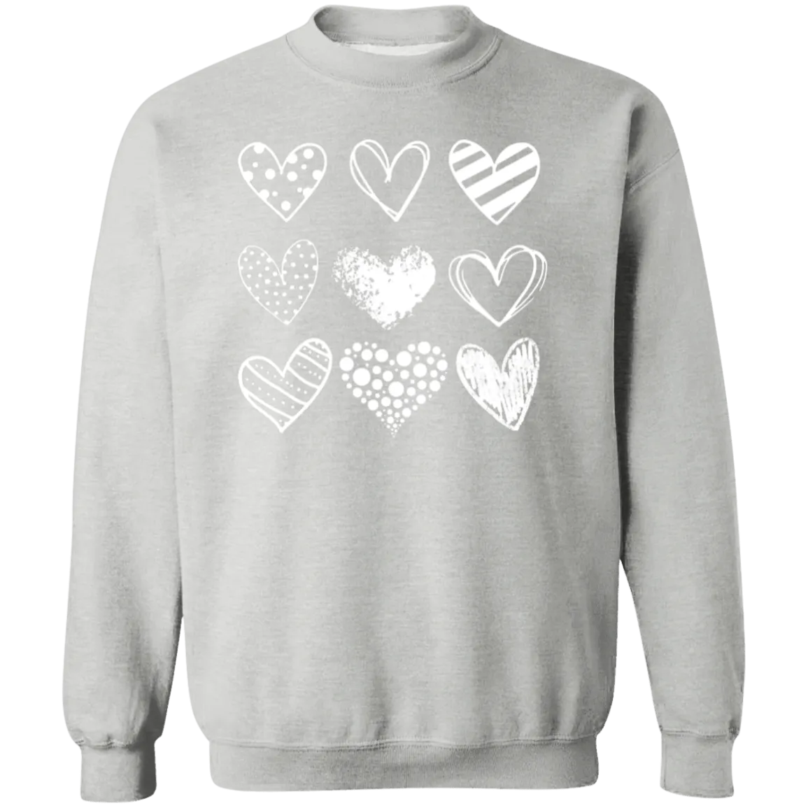Valentines Hearts Sweatshirt