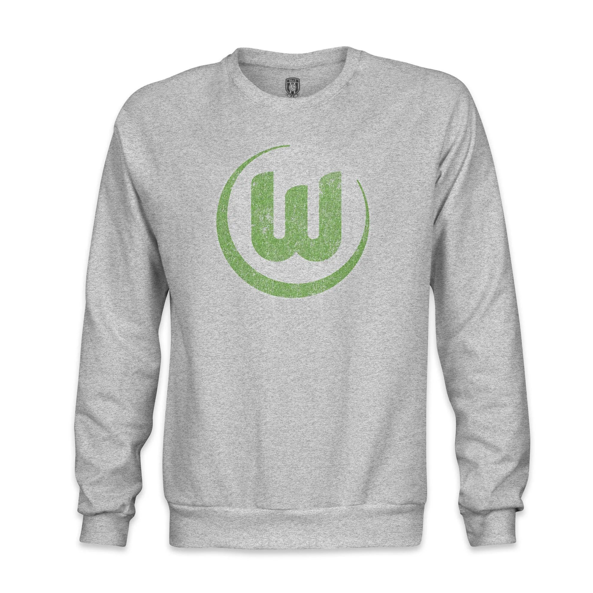 VfL Wolfsburg Color Badge Crewneck Sweatshirt - Grey