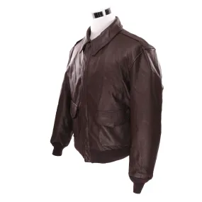 VINTAGE COOPER US AIR FORCE LIGHT LEATHER JACKET TYPE A2 SIZE 44R
