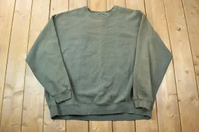 Vintage Distressed Hunter Green Carhartt Crewneck Sweatshirt