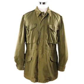 VINTAGE US ARMY M-1951 M51 FIELD JACKET 1957 EARLY VIETNAM WAR SIZE MEDIUM LONG