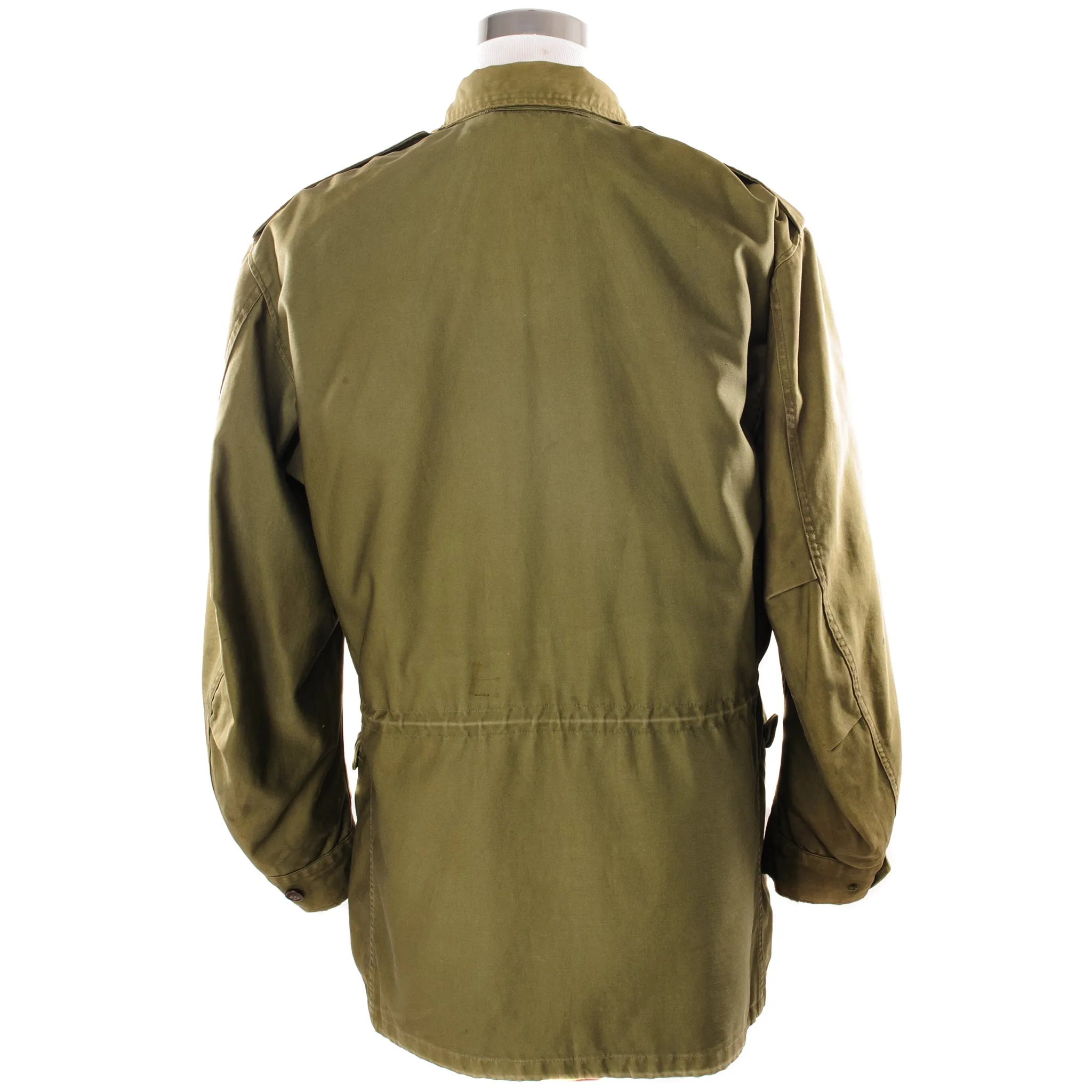 VINTAGE US ARMY M-1951 M51 FIELD JACKET 1957 EARLY VIETNAM WAR SIZE MEDIUM LONG