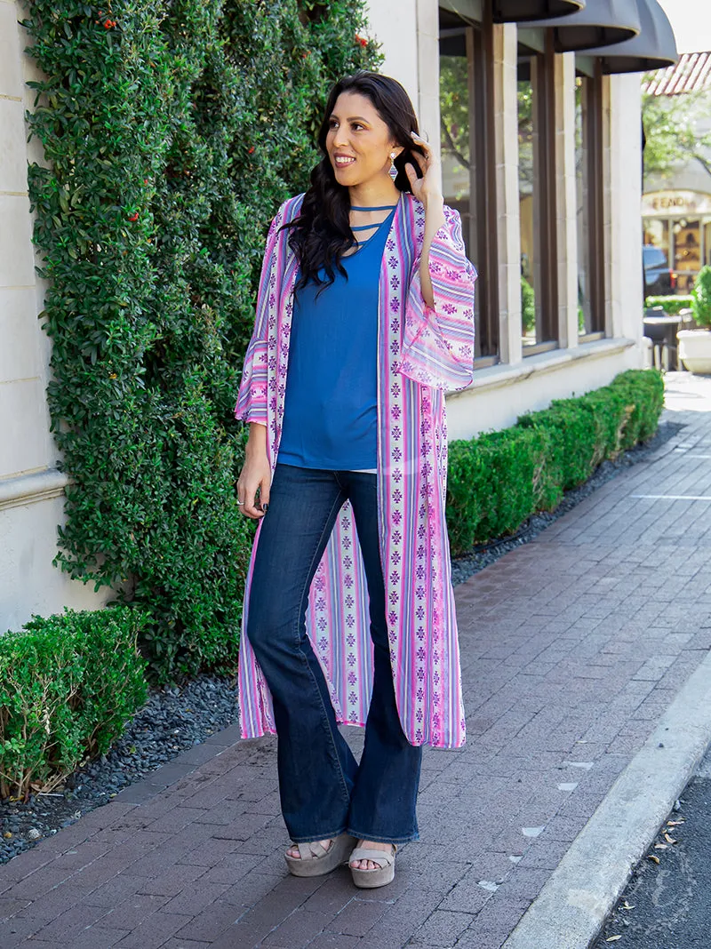 Violet Sunset Kimono