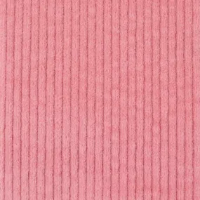 Washed Cotton Stretch Corduroy 6 Wale - Coral, 1.5 meters (remnant)