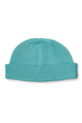 Woody Mini Fisherman Turquoise Beanie