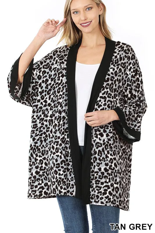 ZE225 - LEOPARD KIMONO