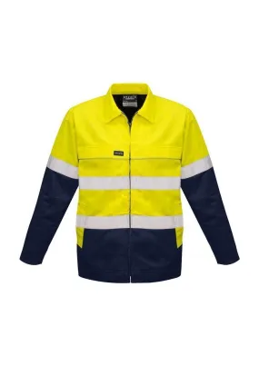 ZJ590 Syzmik Hi Vis Cotton Drill Work Jacket