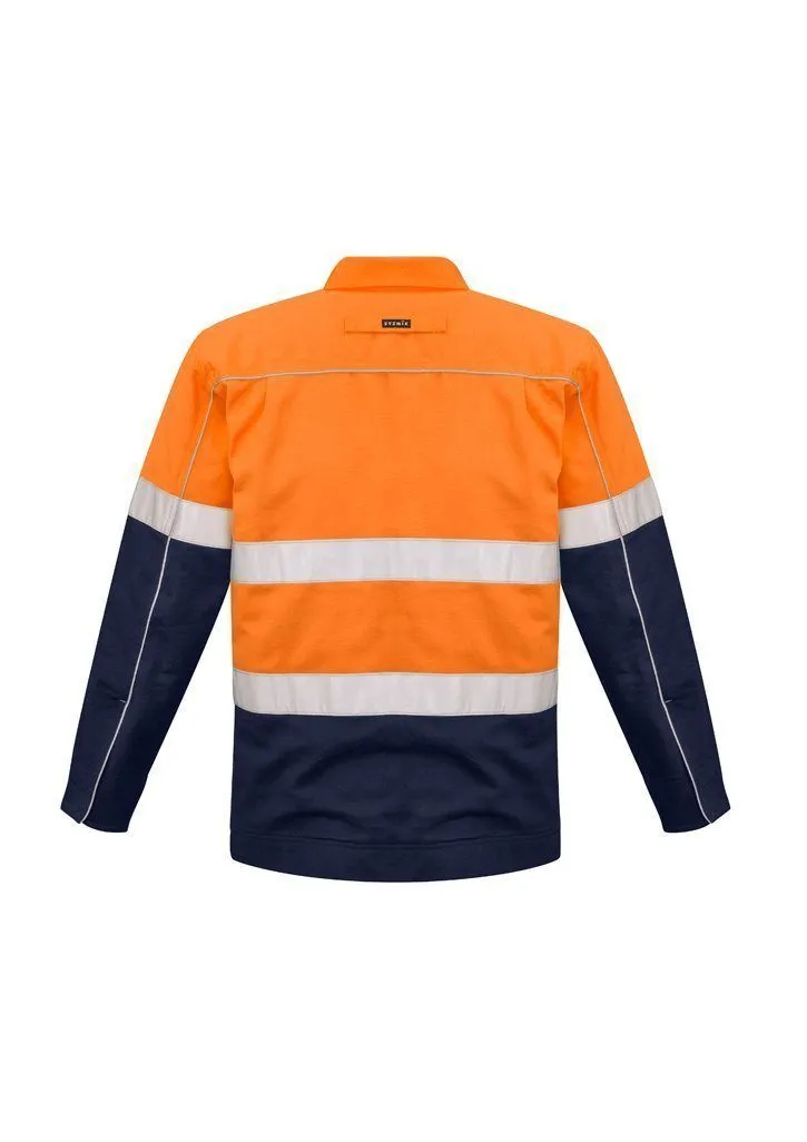 ZJ590 Syzmik Hi Vis Cotton Drill Work Jacket